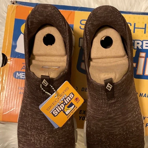 Skechers Women’s Chocolate Slip-On Loafers - Picture 3 of 9